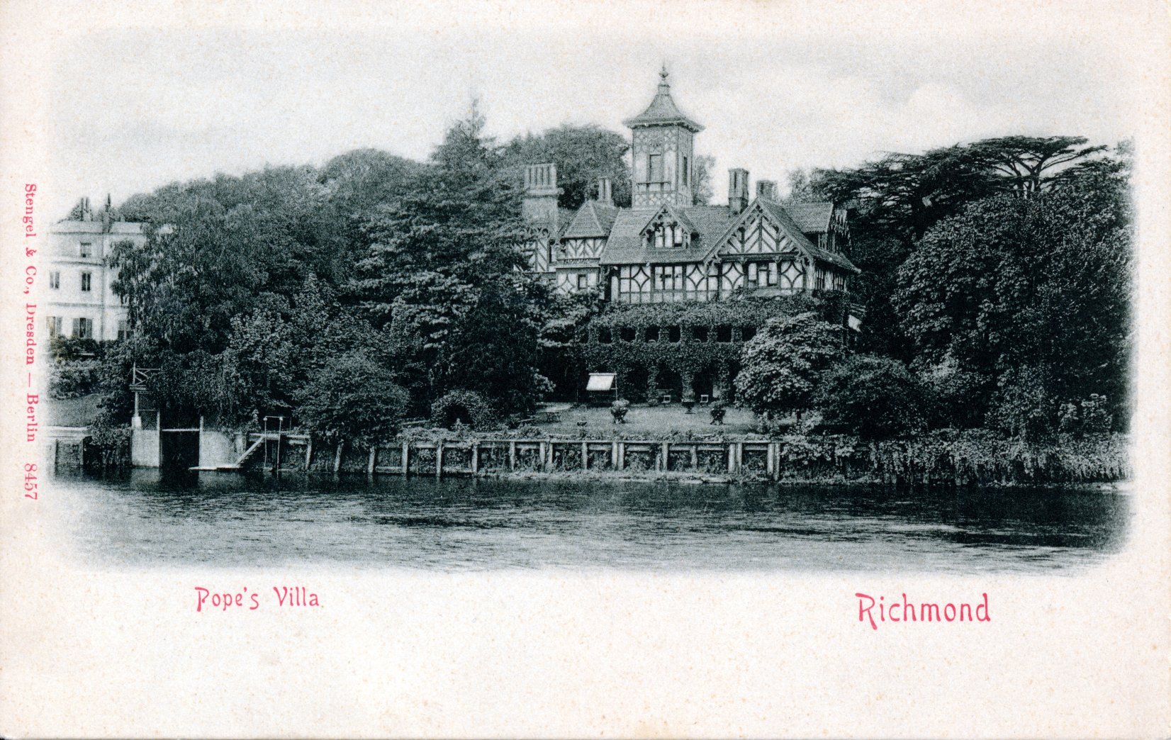 Twickenham Popes Villa,river view